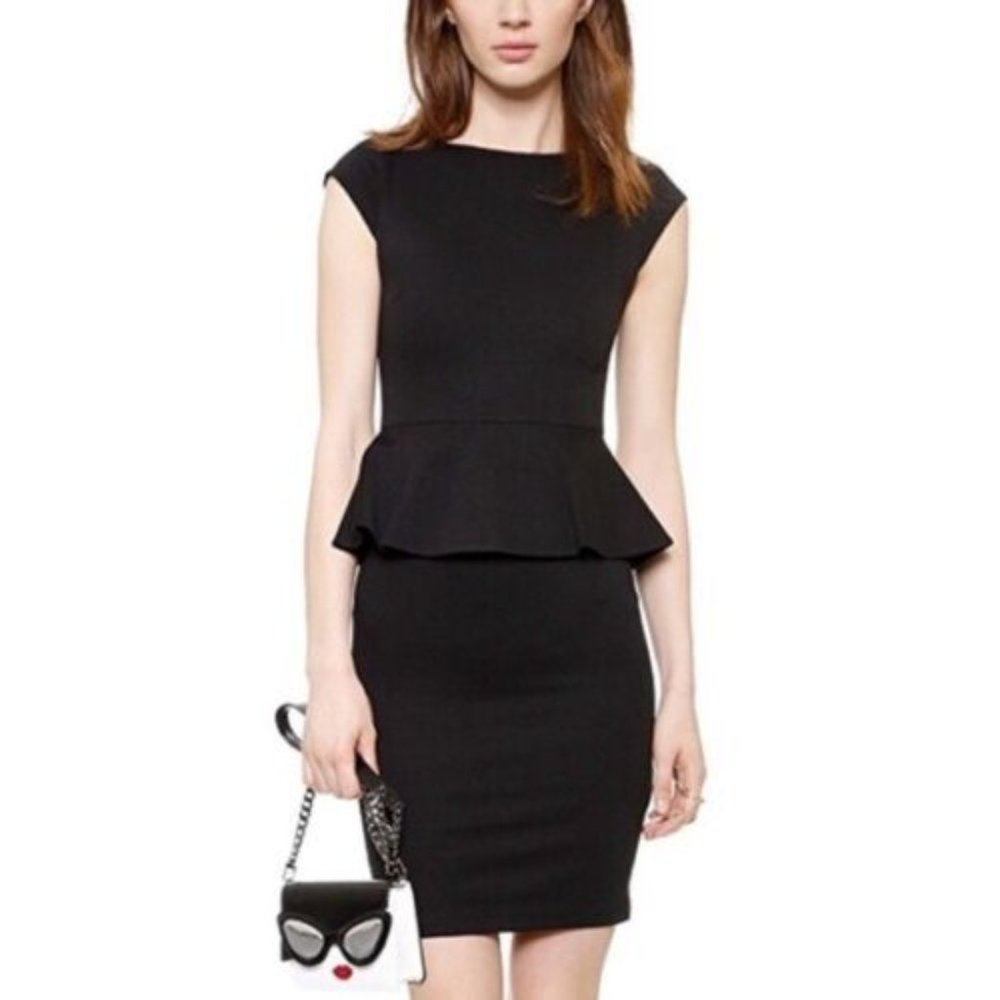 Alice + Olivia Employed Peplum Dress